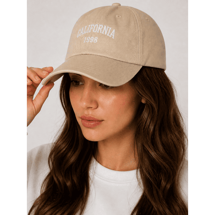 Beige California 1998 Cap
