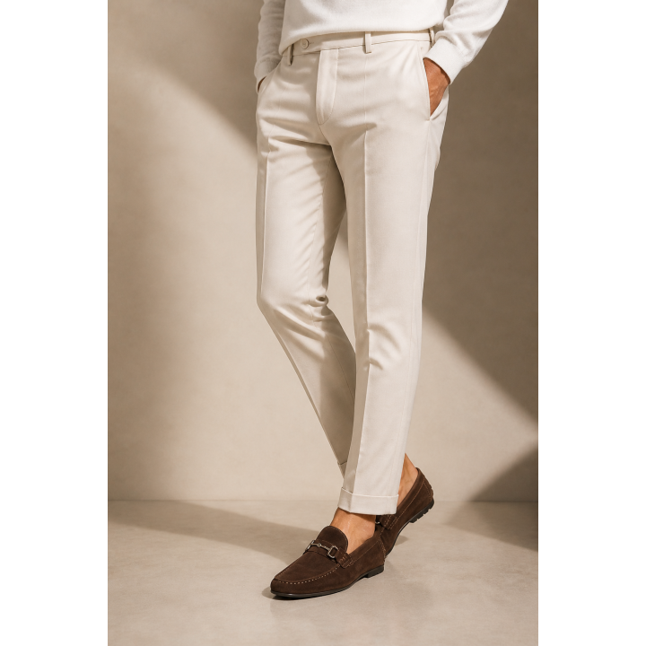 Mocassins marron en suède