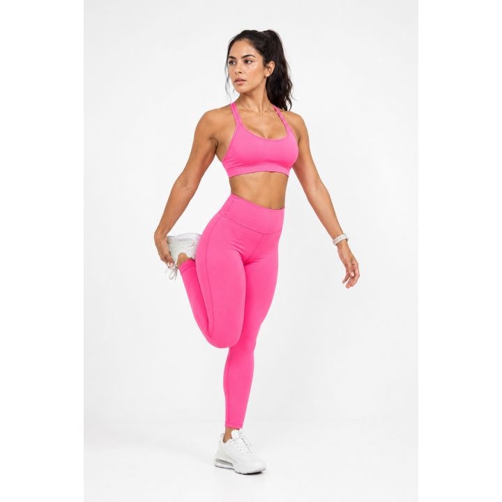 Legging sport femme rose